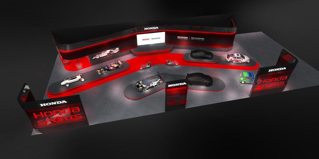 Hondaブースイメージ ※車両は実際の展示と異なります