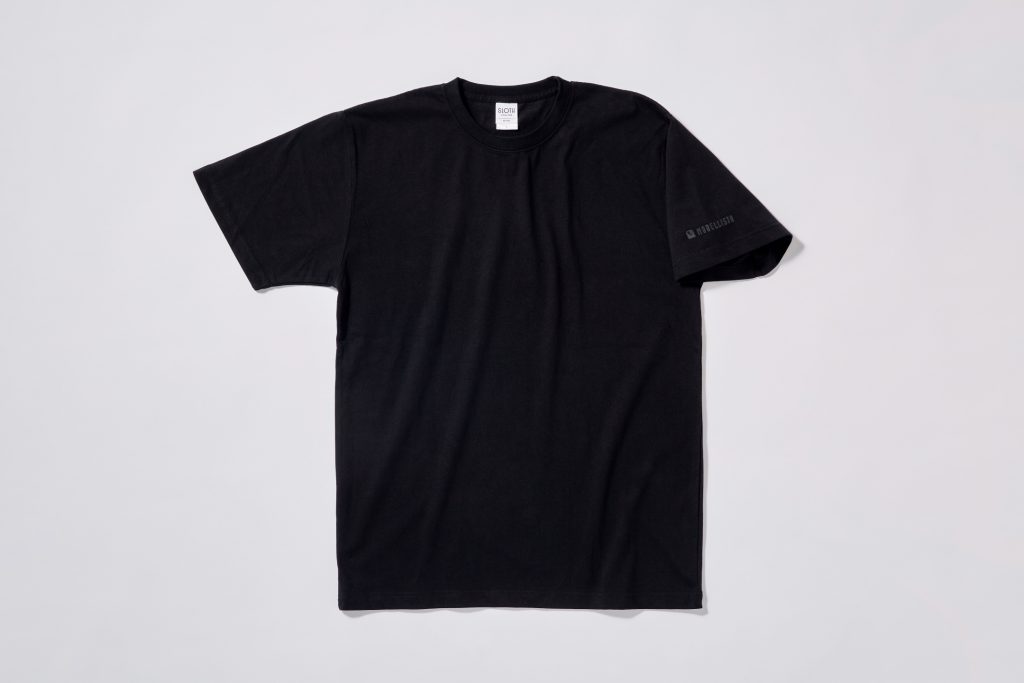シンプルグラフィックTシャツ（ブラック）
