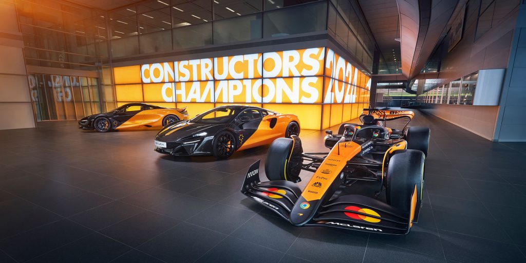 (左から)750S MCL38 セレブレーション・エディション、アルトゥーラ MCL38 セレブレーション・エディション、MCL38 画像2