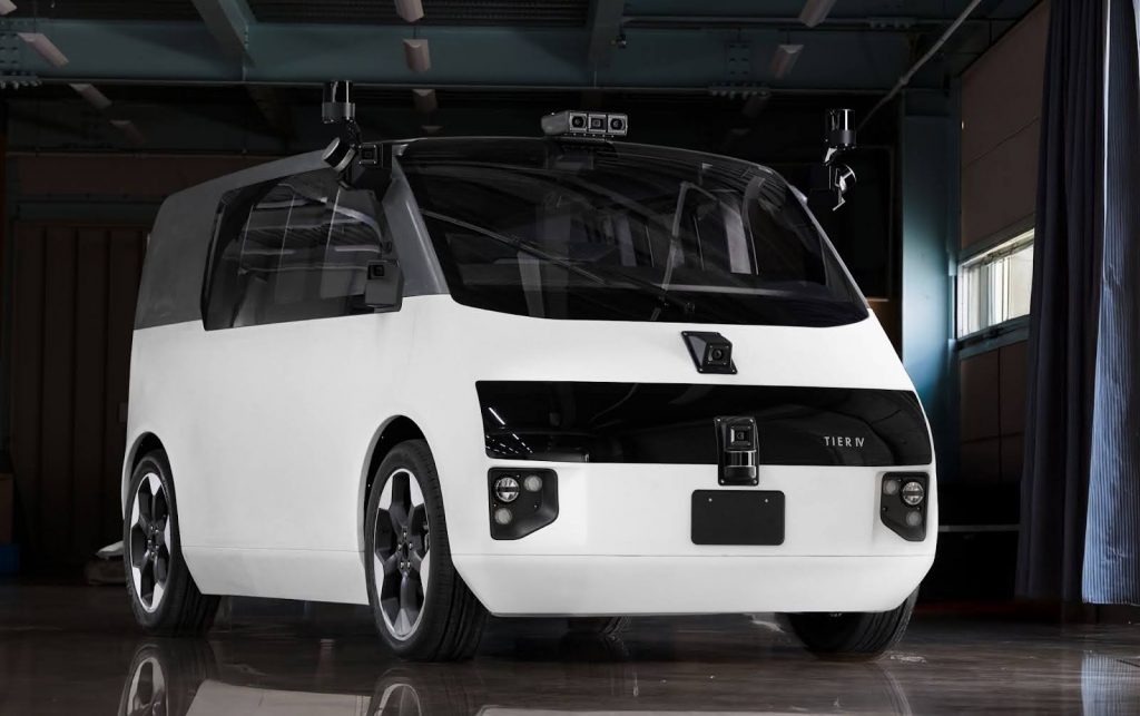 ティアフォー ロボットタクシー 新型プロトタイプ 画像1