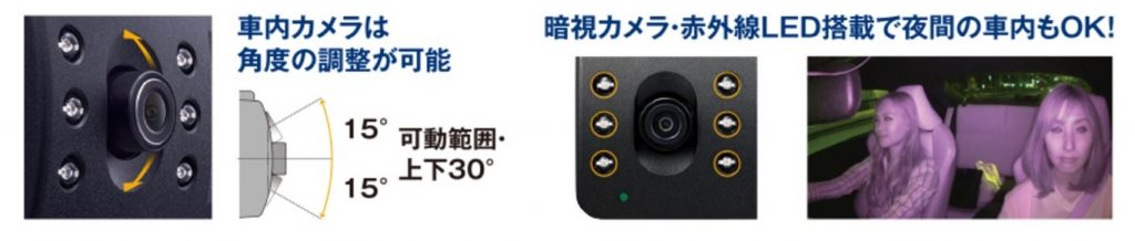 セルスター ドライブレコーダー CS-691FH 画像3
