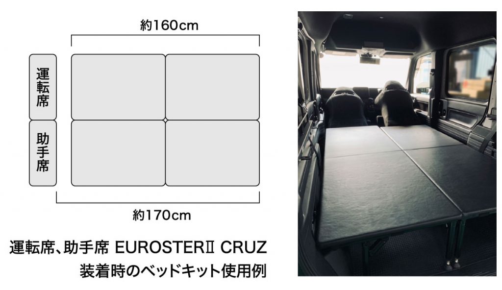 ホンダ N-VAN対応ブリッドシートレール 画像2