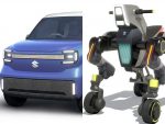 スズキがアツい！量産化にらむ軽EV、次世代の四脚モビリティなど「モビショー」で一挙公開