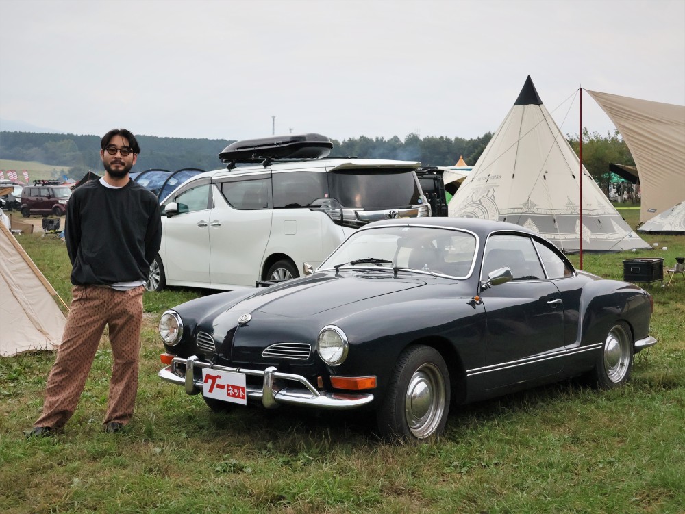 「空冷エンジンがお気に入り。意外と荷物も積めるんです」【カルマンギア】｜こだわりの愛車探訪