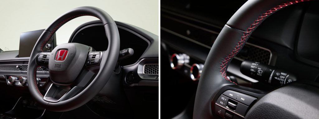 ホンダアクセス シビック タイプR用ステアリングホイール1