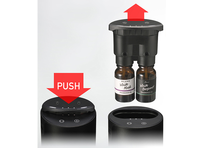 「噴霧式フレグランスディフューザー ダブル ブラック」画像4