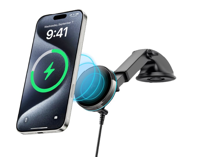 Qi2対応 ワイヤレス充電 マグネットスマホホルダー PH2642／PH2644 画像3